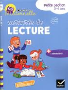 Couverture du livre « Chouette maternelle activites de lecture petite section » de Cohen/Roullier aux éditions Hatier