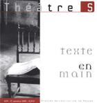 Couverture du livre « Texte en main : théâtres en Bretagne » de  aux éditions Pu De Rennes
