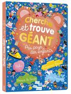 Couverture du livre « Cherche et trouve geant - au pays des enfants ! » de Becue/Mercier aux éditions Philippe Auzou