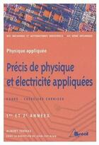 Couverture du livre « Precis physique et electricite appliquees » de Azan aux éditions Breal