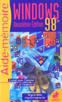 Couverture du livre « Aide-Memoire De Windows 98 » de Virga aux éditions Marabout