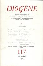 Couverture du livre « Diogene 117 » de Collectifs Gallimard aux éditions Gallimard