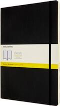 Couverture du livre « Carnet quadrille - a4 - couverture noire souple » de Moleskine aux éditions Moleskine