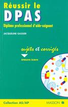 Couverture du livre « Reussir le cafas » de Gassier aux éditions Elsevier-masson