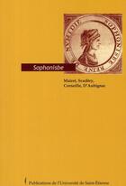 Couverture du livre « Sophonisbe » de Descotes D aux éditions Pu De Saint Etienne