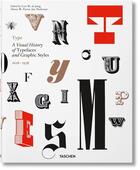 Couverture du livre « Type ; histoire visuelle des fontes et styles graphiques, 1628-1938 » de  aux éditions Taschen