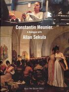 Couverture du livre « Constantin meunier. a dialogue with allan sekula » de Van Gelder Hilde aux éditions Leuven University Press