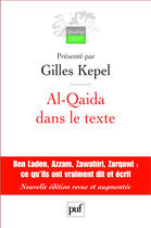 Couverture du livre « Al-Qaïda dans le texte » de Gilles Kepel aux éditions Presses Universitaires De France