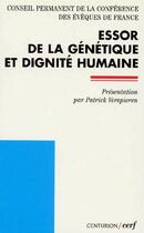 Couverture du livre « Essor de la génétique et de la dignité humaine » de  aux éditions Cerf