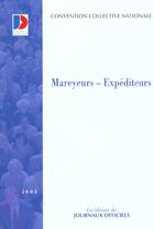 Couverture du livre « Mareyeurs expediteurs » de  aux éditions Documentation Francaise