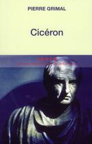 Couverture du livre « Cicéron » de Pierre Grimal aux éditions Tallandier