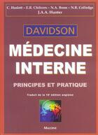 Couverture du livre « Davidson ; medecine interne ; principes et pratique (2e édition) » de  aux éditions Maloine