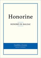 Couverture du livre « Honorine » de Honoré De Balzac aux éditions Candide & Cyrano