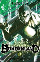 Couverture du livre « Alice in Borderland Tome 13 » de Haro Aso aux éditions Delcourt