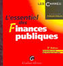 Couverture du livre « Essentiel finances publiques 5e (l') (5e édition) » de Francois Chouvel aux éditions Gualino