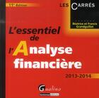 Couverture du livre « L'essentiel de l'analyse financière (11e édition) » de Beatrice Grandguillot et Francis Grandguillot aux éditions Gualino
