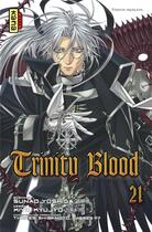 Couverture du livre « Trinity blood Tome 21 » de Sunao Yoshida et Kiyo Kyujo aux éditions Kana