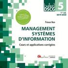 Couverture du livre « Management des systèmes d'information ; cours et applications corrigées (édition 2019/2020) » de J.-L. Dietz aux éditions Gualino