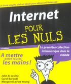 Couverture du livre « Internet Pour Les Nuls » de John R. Levine aux éditions First Interactive