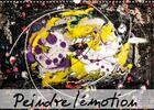 Couverture du livre « Peindre l'émotion (Calendrier mural 2020 DIN A3 horizontal) ; Un pur bonheur ! (Calendrier mensuel, 14 Pages ) » de Carmen Mocanu aux éditions Calvendo