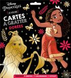 Couverture du livre « Les ateliers Disney ; Disney Princesses ; cartes à gratter dorées » de Disney aux éditions Disney Hachette