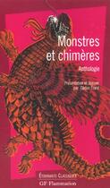 Couverture du livre « Monstres et chimères ; anthologie » de  aux éditions Flammarion