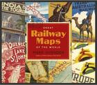 Couverture du livre « Great Railway Maps Of The World » de Mark Ovenden aux éditions Viking Adult
