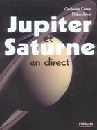 Couverture du livre « Jupiter et saturne en direct » de Cannat G aux éditions Eyrolles