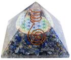 Couverture du livre « Pyramide orgonite lapis lazuli avec symbole fleur de vie » de  aux éditions Dg-exodif
