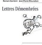 Couverture du livre « Lettres démembrées » de Mouradi Gambini aux éditions Books On Demand