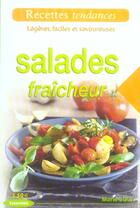 Couverture du livre « Salades fraicheur » de Joly-M aux éditions City