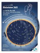 Couverture du livre « Stelvision 365 : Une carte du ciel pour repérer facilement les étoiles, tous les jours de l'année (14e édition) » de Bertrand D' Armagnac aux éditions Stelvision
