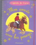 Couverture du livre « Mon annee avec les poneys » de Mireille Mirej aux éditions Flammarion