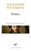 Couverture du livre « Poésies » de Alexandre Pouchkine aux éditions Gallimard