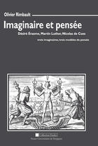 Couverture du livre « Imaginaire et pensee » de Rimbault Olivie aux éditions Presses Universitaires De Perpignan