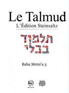 Couverture du livre « Talmud ; Babli Baba Metsia 3 t.10 » de Adin Steinsaltz aux éditions Biblieurope