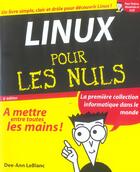 Couverture du livre « Linux » de Leblanc Dee-Ann aux éditions First Interactive