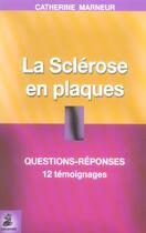 Couverture du livre « Ils vivent avec la sclerose en plaque » de Marneur/Jounion aux éditions Dauphin