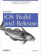 Couverture du livre « Essential iOS Build and Release » de Ron Roche aux éditions O Reilly