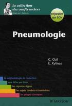 Couverture du livre « Pneumologie » de Ozil-C+Xylinas-E aux éditions Elsevier-masson