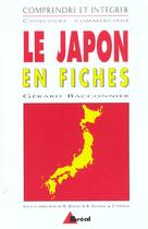 Couverture du livre « Le Japon en fiches (2e édition) » de Gerard Bacconnier aux éditions Breal