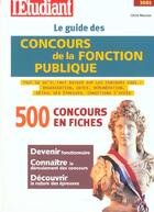 Couverture du livre « Le guide des concours de la fonction publique (édition 2002) » de Celine Manceau aux éditions L'etudiant