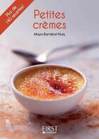 Couverture du livre « Petites crèmes » de Maya Barakat-Nuq aux éditions First
