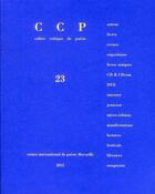 Couverture du livre « Cahier critique de poésie » de  aux éditions P.o.l