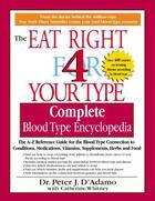 Couverture du livre « The Eat Right 4 Your Type The complete Blood Type Encyclopedia » de Catherine Whitney aux éditions Penguin Group Us