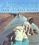 Couverture du livre « Afrique » de Jean-Jacques Dicker aux éditions Ides Et Calendes