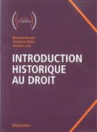 Couverture du livre « Introduction historique au droit » de Chene/Durand/Leca aux éditions Lgdj