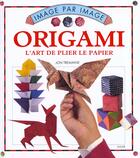 Couverture du livre « Origami l'art de plier le papier » de Tremaine Jon aux éditions Solar
