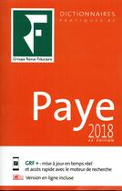 Couverture du livre « Paye (édition 2018) » de  aux éditions Revue Fiduciaire