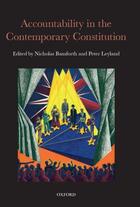 Couverture du livre « Accountability in the Contemporary Constitution » de Nicholas Bamforth aux éditions Oup Oxford